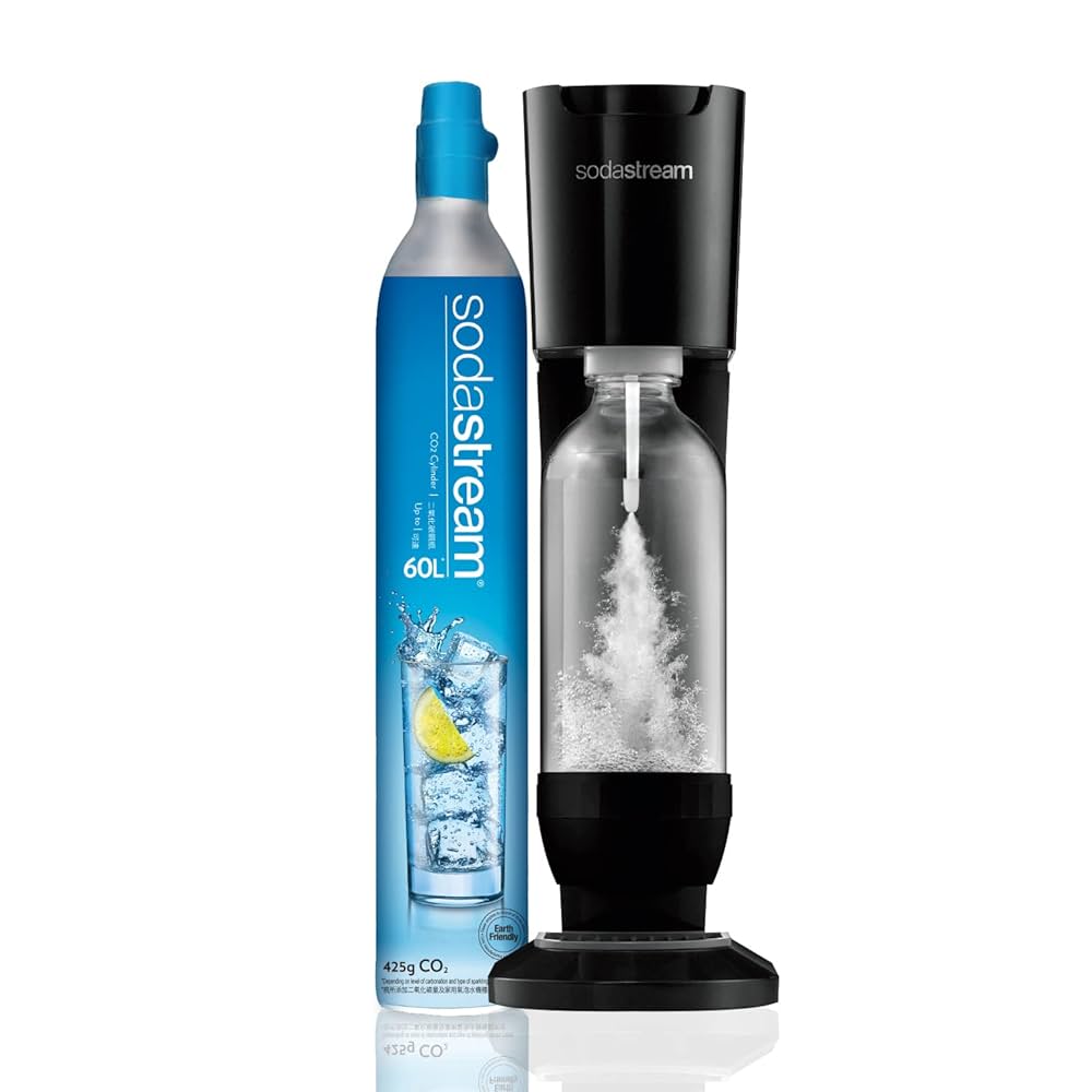 ぴ【新品】sodastream Genesis v3 SSM1081 SodaStream SodaStream Genesis Metallic Black Sparkling Water